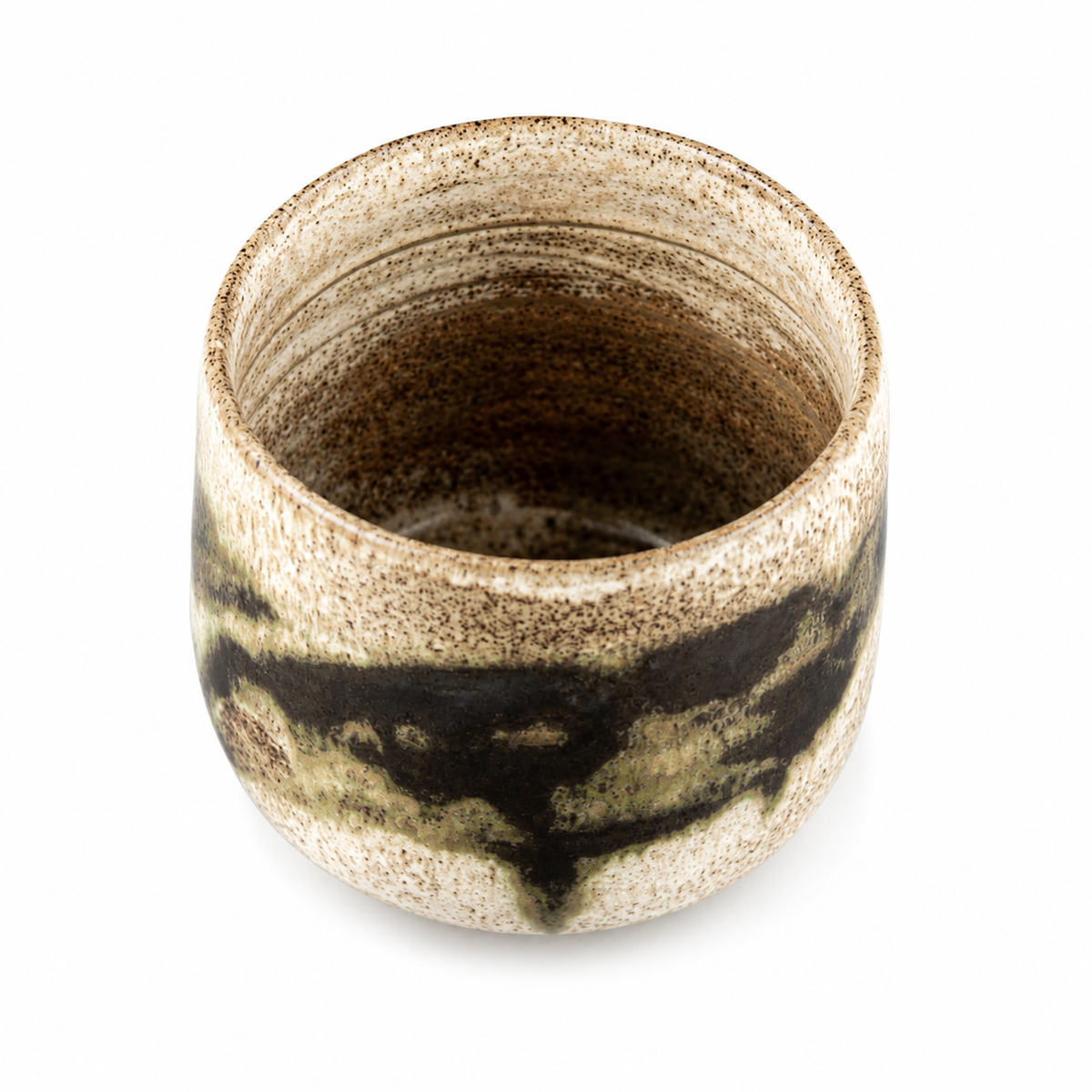 Handmade Earthy Glazed Stoneware Mug Set