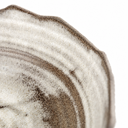 Handmade Matte White Earthy Stoneware Bowl Set