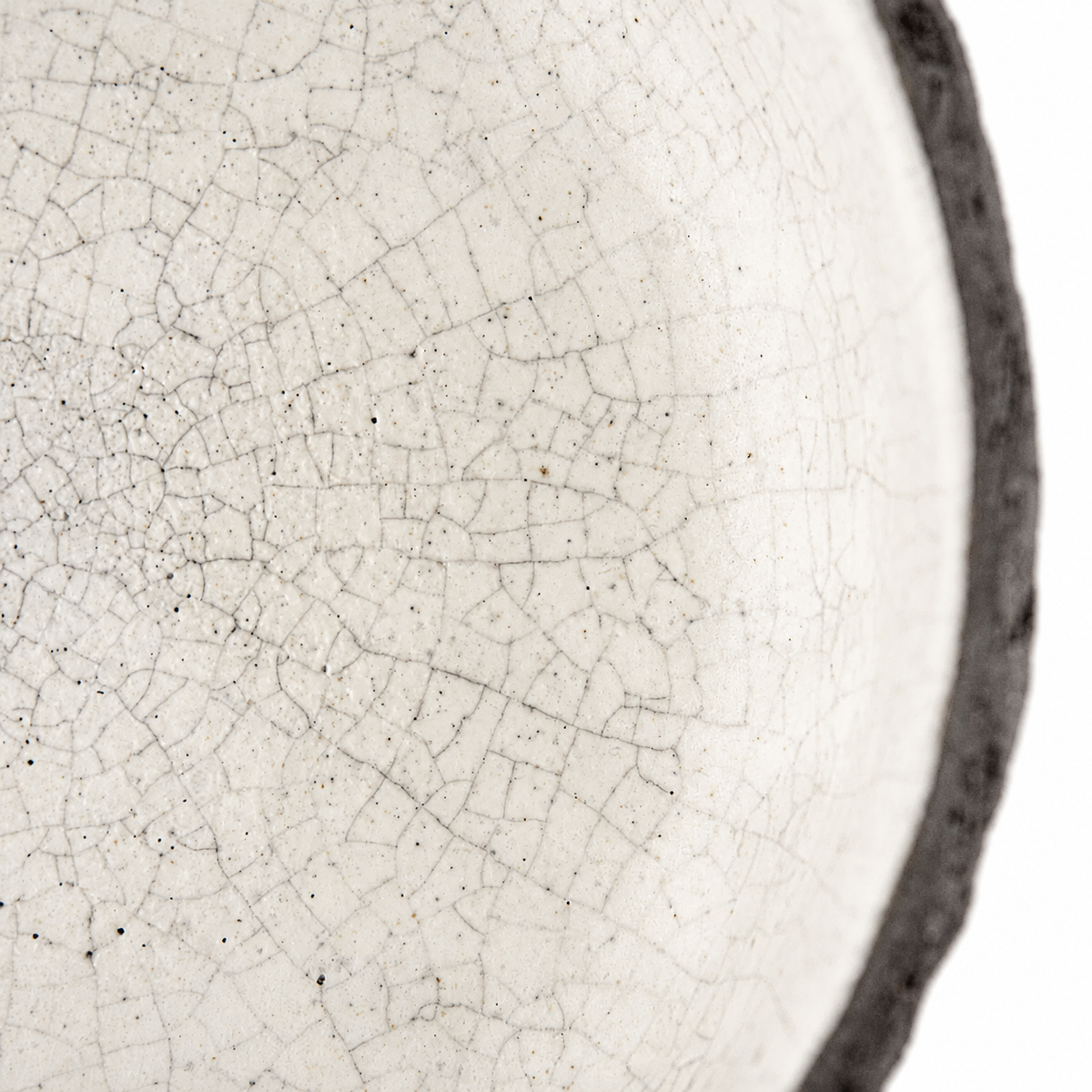 Handmade Black & White Stoneware Bowl Set