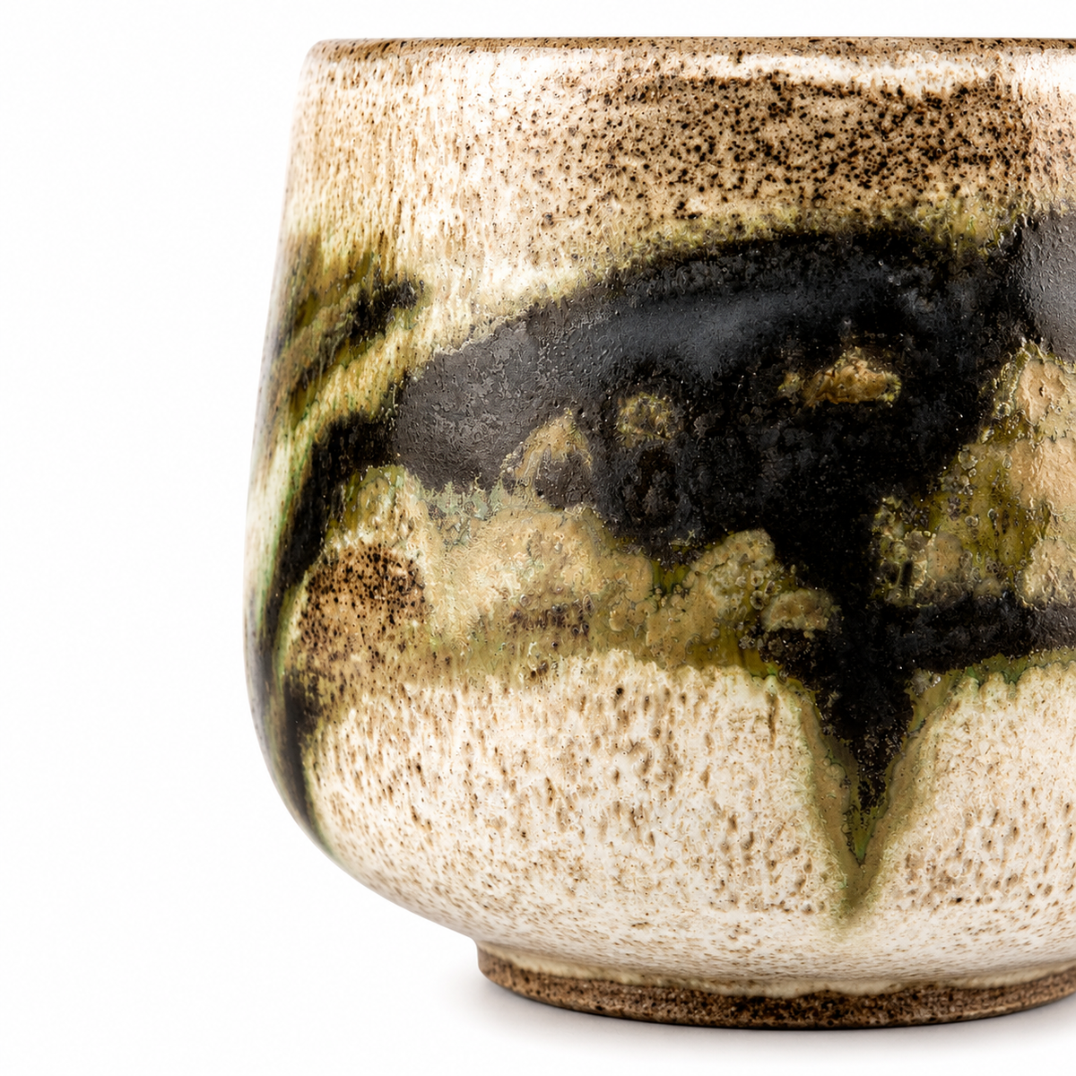 Handmade Earthy Glazed Stoneware Mug Set