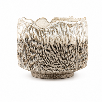 Handmade Textured Stoneware Coffee Cup Set