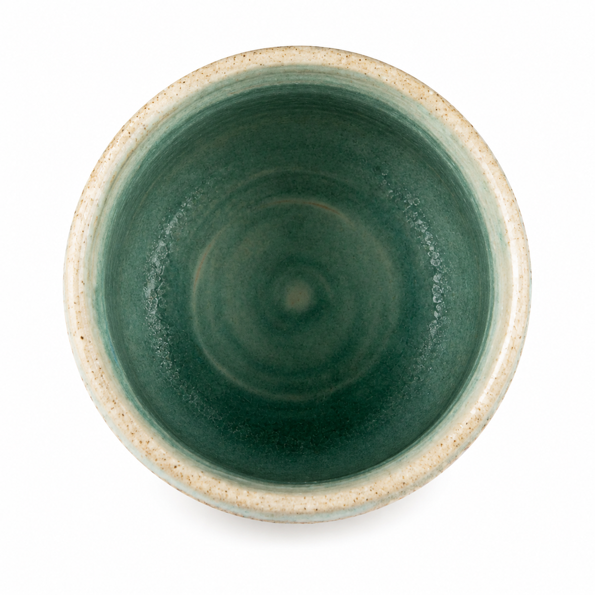 Handmade Aqua Glazed Stoneware Mug Set