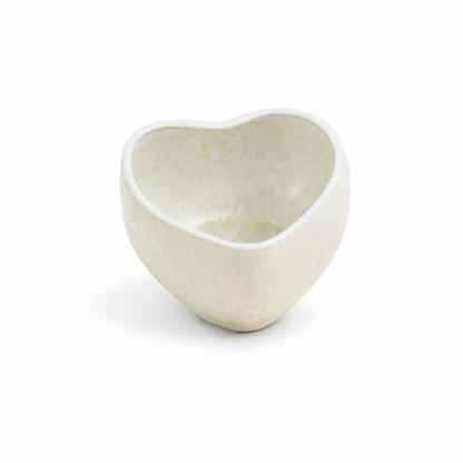 Handmade Matte White Cream Stoneware Cup Set