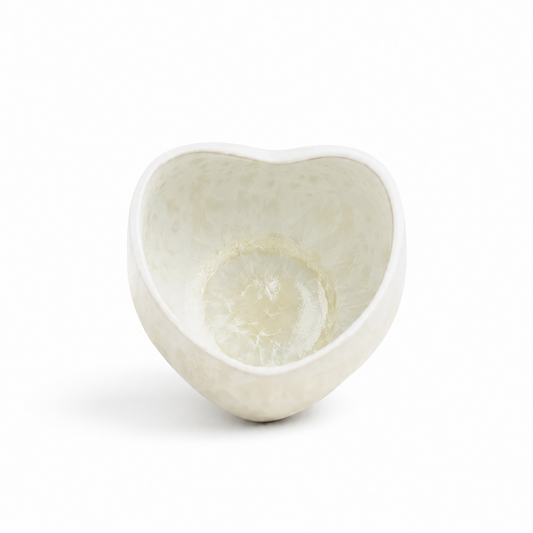 Handmade Matte White Cream Stoneware Cup Set