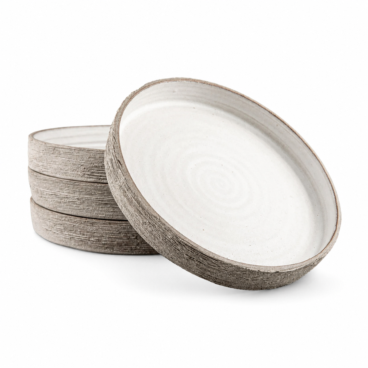 Handmade Stoneware Dinner Plate in 1, 2, 3 & 4 Piece Sets
